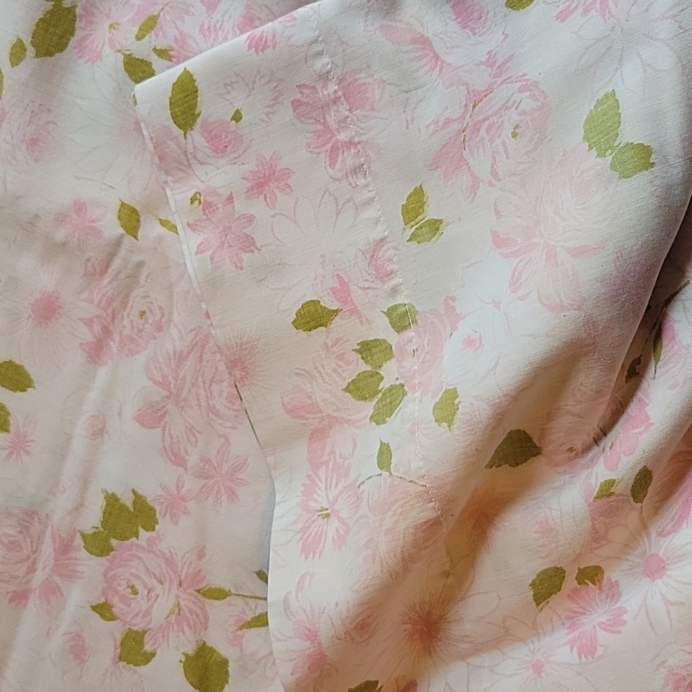 Vintage Bedsheet Full Flat